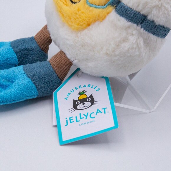 NEW - Jellycat AMUSEABLE SCUBA EGG ✨ Soft Plush Toy Mini Scuba Boiled Egg, NWT - Picture 3 of 5